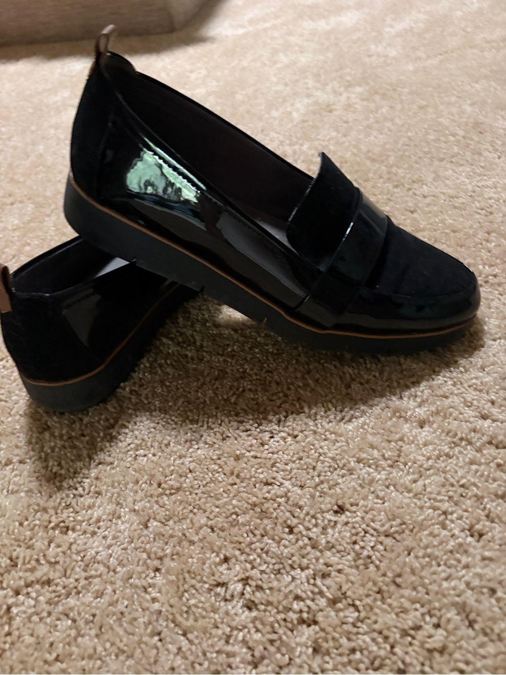 Dr.Scholl’s Black Patent Loafer Flats - Women's Classic Slip-On